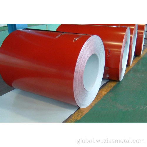 Prepainted Galvanized Coils/galvalume Coil Price resin coated steel ppgi ral8017 prepainted galvanized coils Manufactory